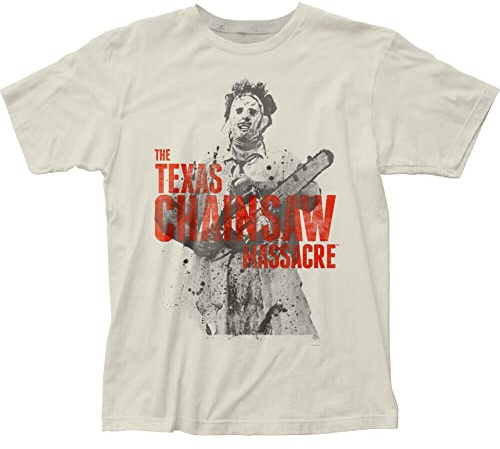 Lightn Texas Chainsaw Massacre T-Shirt Leatherface Movie Film Poster Horror Cult DVD W