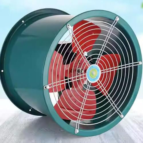 BETAM Extractor Cocina 2800 RPM,Ventilador Industrial Flujo Axial,Compacto Ventilador Extractor De Aire,Engrosado Acero Carbono,Diseño Sísmico Fijo,para Baño,Invernadero, Garaje,250mm