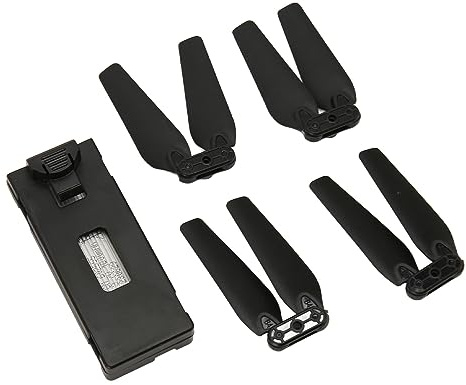 Batterie de Drone E88 E88PRO RC, 3 Batteries de Rechange 3,7 V 1800 MAhUAV, Batterie Lipo 1800 MAh avec Pales D'hélice pour Drones E88 E88PRO E525 E99 E99PRO P1 K3 S1