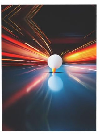 POEZJZW Ping-Pong Leinwand-Kunst-Poster, moderne Dekoration, Bilder für Wohnzimmer, Schlafzimmer, Büro, ungerahmt (30 x 40 cm)