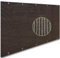 Balkondeck mit verbessertem UV-Schutz, Outdoor-Schattenstoff für Garten, Carport, braunes Polyester-Schattentuch für Outdoor-Dekoration, erhältlich in 42 Größen (1,8 x 3 m)