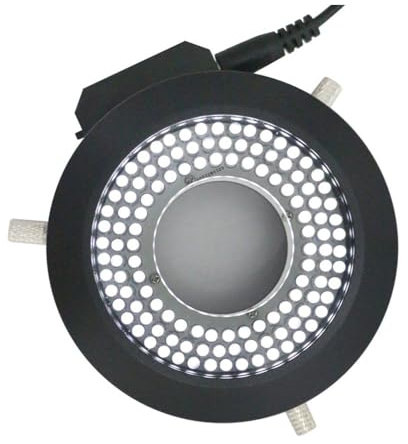 Microscope Microscope Ring Polarizer Light Source 120PCS LED Diameter 62mm Polarizer Adjusted Vision Illuminator For H_DMI VGA USB Camera