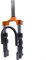 HpLive Forcella per bicicletta elettrica pieghevole da 14 pollici con sospensione idraulica, forcella anteriore in lega di alluminio per e-bike, 35 cm (senza bsa 125 mm)