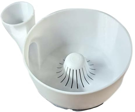 Fruit Cleaner Spinner, Portable Food Washing Bowl, 9.84x5.91x3.94 Inches Automatic Cleaning Machine, 3d Printed Strainer Basket, Quick Drain Rinse Tool for Kitchen, Camping, Travel