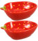 GLEAVI 2 Piezas Platos de Cerámica Decorativos Postres Aperitivos y Cocinas y Fiestas y Duradero