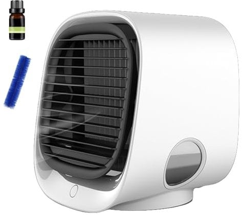 Aira Breeze Luftkühler, Aira Breeze Air Cooler, Cool Down Any Room In Minutes With Oribreeze, Instant Cooling & Humidifies The Ai, Ultra Energy-Efficient, Filters Out Air Impurities(White)