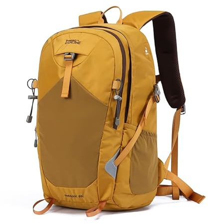 Waniki Wanderrucksack 35L Rucksack Herren Damen Wasserdicht Leichter Trekkingrucksack Reiserucksack mit Trinksystem-Fach und Reflektor Sport Backpack für Outdoor Camping Reise Wandern