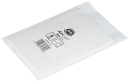 Jiffy Airkraft Versandtaschen für DIN A5 und DVDs (Größe 1, 170 x 245 mm), 100 Stück weiß