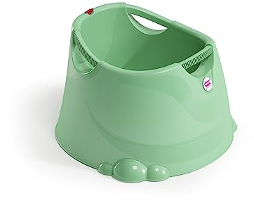 OKBABY Oplà - Baignoire Large pour Nouveau-né 12-36 Mois (25 kg), dans la Douche ou en Plein Air - Vert