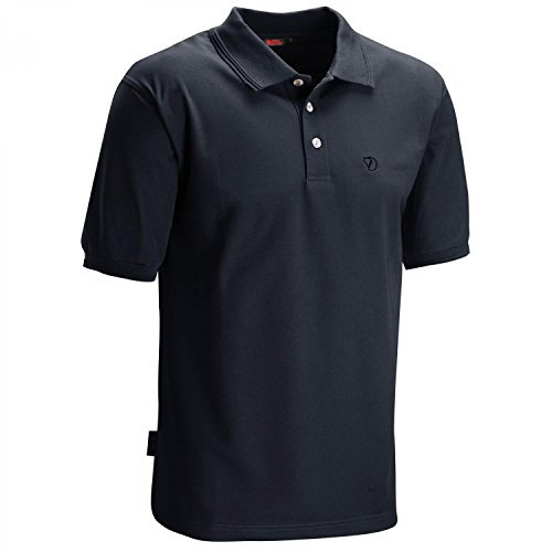 Fjallraven Men's Crowley Pique M T shirt, Blue, 3XL UK
