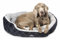Nobby Komfort Bett oval CENO schwarz / grau L x B x H: 45 x 40 x 19 cm