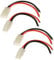2 x RC Pairs Male + Female Tamiya Battery Connector 14awg 10cm Wire