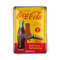 Nostalgic-Art 10276 Coca-cola in Bottles blechpostkarte 10 x 14 cm, Jaune