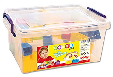 Fisher-Price 5088 Big Blocks IN Plastics Box 48 Stück, bunt