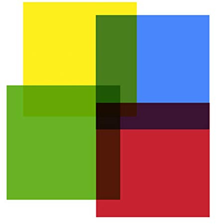 Hygloss Cellophan-Quadrate, Zellophan, sortiert, 48 Stück (1 Stück)