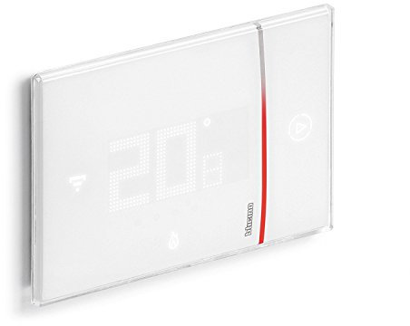 BTicino Smarther SX8000W Termostato Connesso da Muro con Wi-Fi Integrato, 5 - 40 °C, Programmazione a distanza, App iOS/Android, Bianco