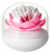 Gemini_Mall® - Organizer per cotton-fioc, da bagno, a forma di fiore di loto, plastica, rosa, taglia unica