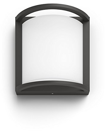 Philips myGarden Samondra Wall Lantern LED Light [Anthracite] Cool White 4000K For Garden and Patio