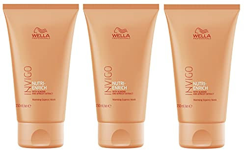 3er Nutri Enrich Express Maske mit Wärmewirkung Invigo Wella Professionals je 150 ml = 300 ml