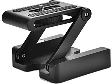 Z-Type Quick Release Tripod Plate,Tilt Flexible Folding Tripod Head 1/4 Mounting Screw for Nikon DSLR.-for pan tilt stativkopf flexsmart edelkrone z flex tilt