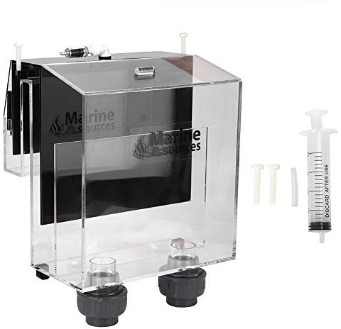 Jacksking Überlaufbox für Aquarien, Acryl-Selbststart-Siphon-Überlaufbox für Aquarium