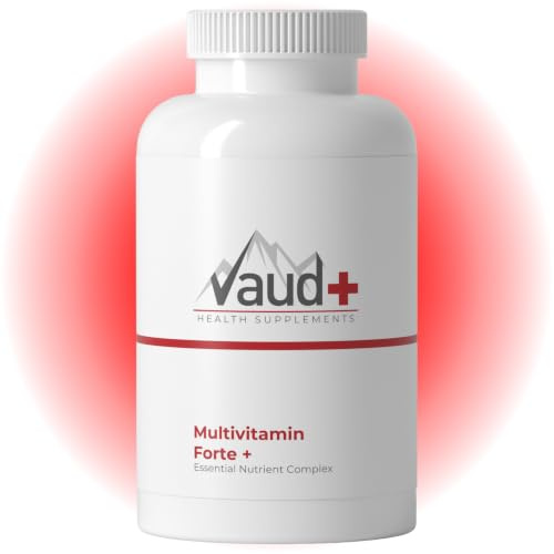 VAUD Multivitamin Tabletten – 25 Vitamine & Mineralstoffe von A bis Zink | Multivitamin mit 25 Vitaminen & Mineralstoffen: C, D3, B12, Folat, Calcium, Magnesium, Eisen & Zink – 100 Tabletten