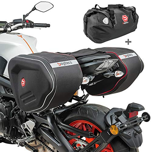 Set Satteltaschen Bagtecs RF1 + Hecktasche Drybag XF60 120L
