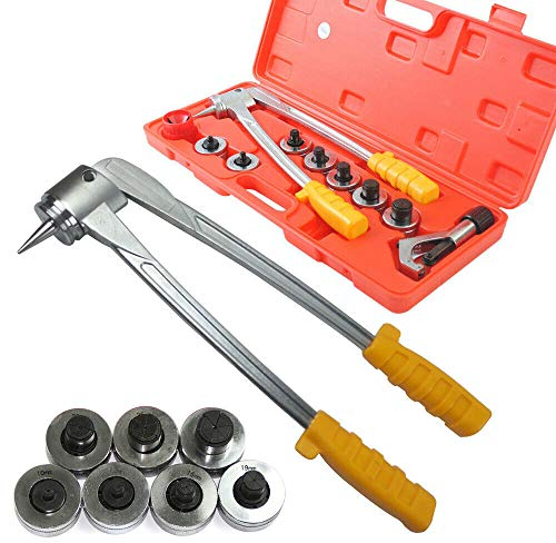 Aufweitzange Expander-Set 10-28mm 7 Köpfe Rohrexpander Rohraufweiter Zentrierer Zange