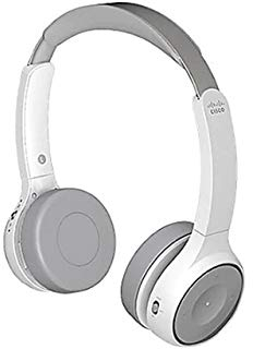 Cisco Headset 730, Wireless-Dual-On-Ear-Bluetooth-Headset mit Etui, USB-A HD Bluetooth Adapter, USB-A- und 3,5-mm-Kabel, Platinum, 1 Jahr Garantie mit beschränkter Haftung (HS-WL-730-BUNAS-P)
