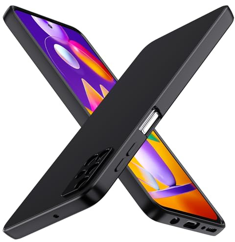 iVoler Cover in Silicone per Samsung Galaxy M31S con Protezione Della Fotocamera, Ultra Sottile Custodia in TPU Morbida Anti-Graffio Antiurto Protettiva Case, Nero