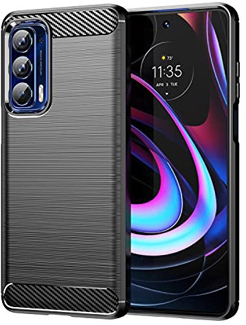 FTRONGRT Case for Motorola Edge 2021, Anti-Slip Ultra Thin Shock Absorption Anti Scratch Protective, Cover for Motorola Edge 2021 (Black)