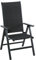Dehner Klappsessel Cleveland, ca. 108 x 68.5 x 60, Aluminium, grau