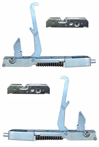 Lofra - Kit 2 cerniere destra e sinistra 195 x 20 mm. complete di 2 portarulli per porta forno con triplo vetro - KCF3292