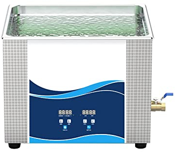 TXTC Limpiador Ultrasonidos Profesional Limpiador Ultrasónico Digital De 6,5L con Temporizador, Limpiador Ultrasónico 42KHz para Herramientas Dentales, Herramientas De Laboratorio