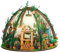 Ailgely DIY Miniatur Puppenhaus Puppenhaus Kit, Mini Gewächshaus Haus Möbel mit LED-Lich, Kind Mädchen Geburtstag