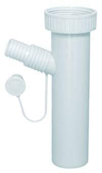 Canotto adattatore moplen con scarico lavatrice o lavastoviglie da 1''1/2 per lavello, lavandino o lavabo