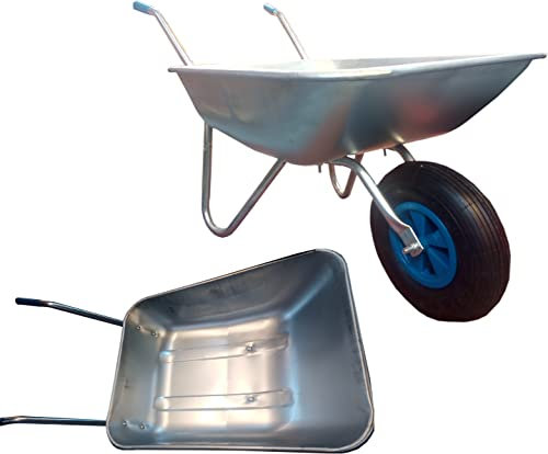 Grafter 80L Heavy Duty Metal Wheelbarrow