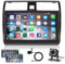 Android Autoradio per Suzuki Swift 2003-2010 con GPS Navi Vivavoce Bluetooth 10.1 Pollici Autoradio 2 Din con Mirror Link Bluetooth WiFi FM/RDS USB/OBD2/DAB+/DVR/SWC/EQ Telecamera Posteriore Microfono