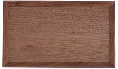 Plateau Ottoman En Bois De Noyer, Plateaux De Service Pour Table Basse, Plateau De Service En Bois Massif, Plateaux Décoratifs Vintage Pour Cuisine, Plateau De Service En Noyer (25x15x2.3cm)