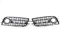 ROGNEE Externes Zubehör Hochwertiger Renngrill Frontstoßstange Unterer Kühlergrill Nebelscheinwerfer Grill Auto Stying Für Audi A4 B8 S-Linie S4 2009-2012 (Color : A)