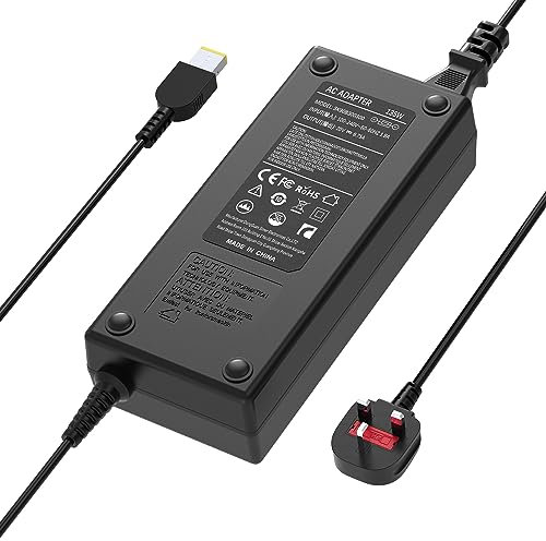 135W Laptop Charger for Lenovo ThinkPad T440p T450p T460p T540 T540p T550P W510 W540 IdeaPad Y40-70 Y50-70 Y70-70 Y520-15 Y700-15ISK Legion Y7000P Y520 Y530 ADL135NDC3A AC Adapter[USB Square Tip]