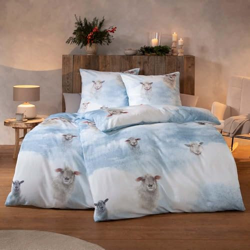 ESTELLA Original Bettwäsche, Vollendete Handwerkskunst in Premiumqualität, Made in Germany, Verschiedene Modelle und Qualitäten zur Auswahl (Wilson, Kuschelflanell)