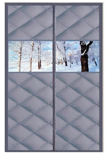 Rideau De Porte Isolant Thermique Rideau De Porte Isolant Thermique Interieur Rideau De Porte Interieur Anti Froid Rideau Thermique Isolant Anti Froid Et Chaleur Pour Porte D Entree(C,95x210cm/37x83in
