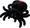 Spider Plüsch 9,8 Zoll dekorativ Big Eyes Spiderman Plushie Entzückende Halloween -Stofftiere Weiche Spinnenwärmungen gefüllte Tiere, Schwarze gefüllte Tiere und Plüschspielzeug