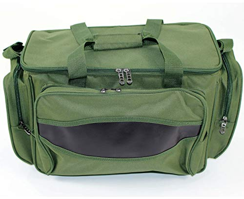 Actiaspet Olive Green Heavy Duty Padded Hunting, Shooting, Fishing Carp Bag | 600D Polyester Construction