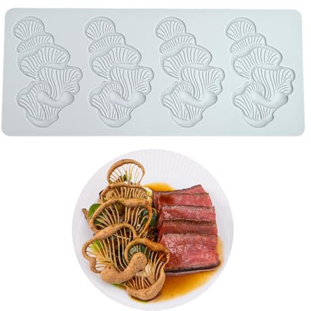 Pilz Silikon Fondant Spitzenmatte, Zucker Handwerk Eindruck Schimmel Essbarer Kuchen Molekulare Küche Dekorieren