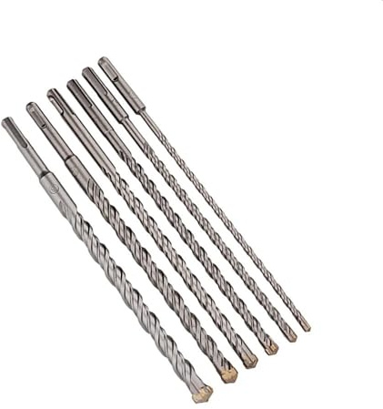 260mm Masonry Drill Bit SDS Plus Shank Cross-Tip 6mm-16mm 1Pcs(10mm)