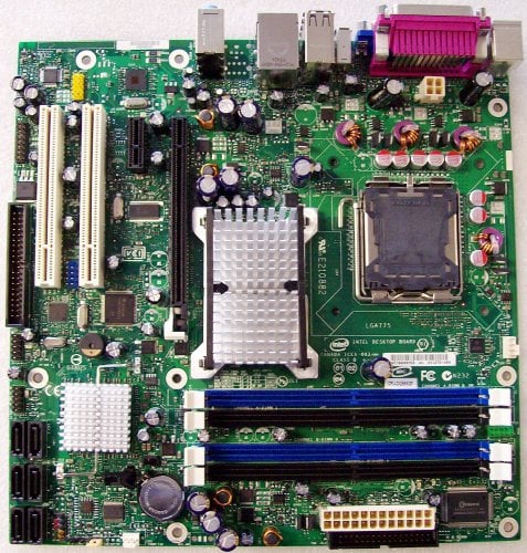 Intel Desktop Board DQ965GF - Motherboard - micro ATX - iQ965 - LGA775 Socket - UDMA133, Serial ATA-300 (RAID) - Gigabit Ethernet - FireWire - video - High Definition Audio (6-channel) (pack of 10)