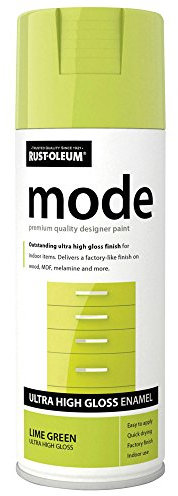 Rust-Oleum AE0240003E8 400ml Mode Ultra High Gloss Spray Paint - Lime Green