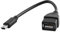 BestPlug 10cm 2.0 USB Kabel, USB A-Buchse Kupplung weiblich auf Mini USB B-Stecker männlich, High Speed, Schwarz